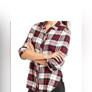 Athleta Women’s Shirt Size XS Plaid‎ Flannel